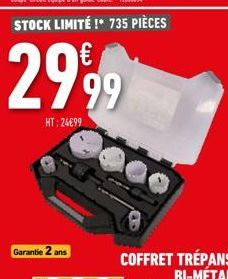 29,99  HT: 24€99  Garantie 2 ans 