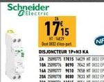 Schneider Electric  Det  1715  NT: 1429  NF 