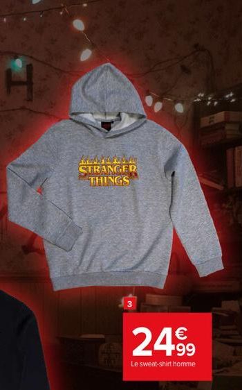 GRA  STRANGER THINGS  3  2499  Le sweat-shirt homme 