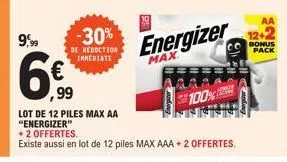 piles energizer