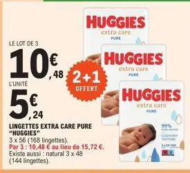 lingettes huggies