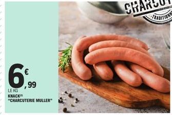 ,99  LE KG KNACK "CHARCUTERIE MULLER 