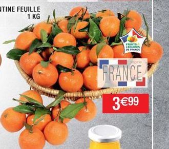 FRUITS LEGUMES  FRANCE  3 €99 