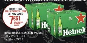 bière blonde Heineken