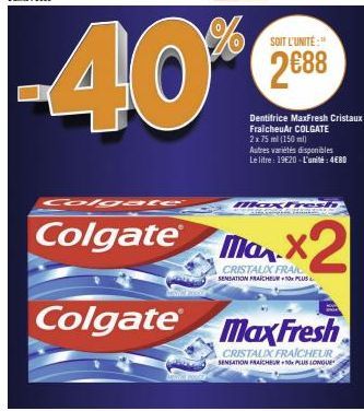 dentifrice Colgate