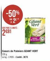 palmiers Géant Vert