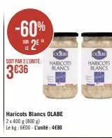 haricots blancs 