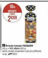 brioche tressée pasquier