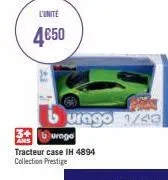 l'unité  4€50  wogo  tracteur case ih 4894 collection prestige  urago 1/43 