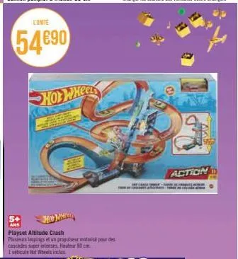 l'unité  54€90  hot wheel  100%  fatores  sv  action 