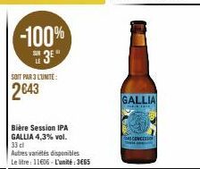 bière Gallia