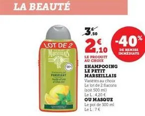 soldes le petit marseillais