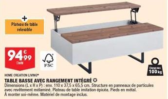 table basse Home Creation