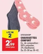 chaussettes up2fashion