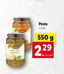 Haresa  Bares Peste alla gervere  Pesto  2835  550 g  229  T-4 