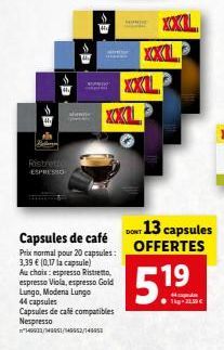 capsules de café 