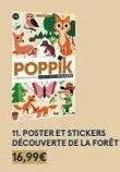 poppik 159  11. poster et stickers découverte de la forêt  16,99€ 