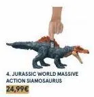 4. jurassic world massive action siamosaurus  24,99€ 