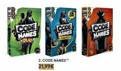 code names duo  code  2. code names 21,99€  code  names 