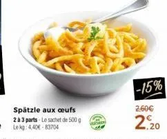 -15%  2,60€  2,20 