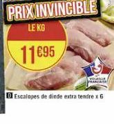 escalopes de dinde 