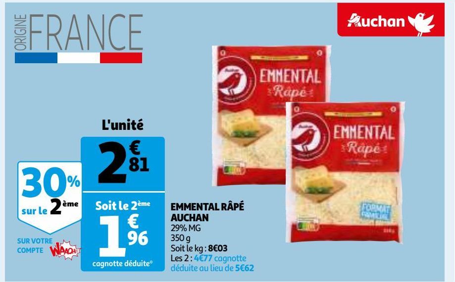 EMMENTAL RAPE AUCHAN