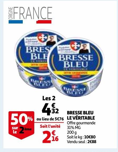 BRESSE BLEU LE VÉRITABLE 