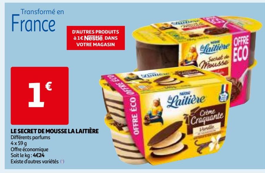 LE SECRET DE MOUSSE LA LAITIÈRE