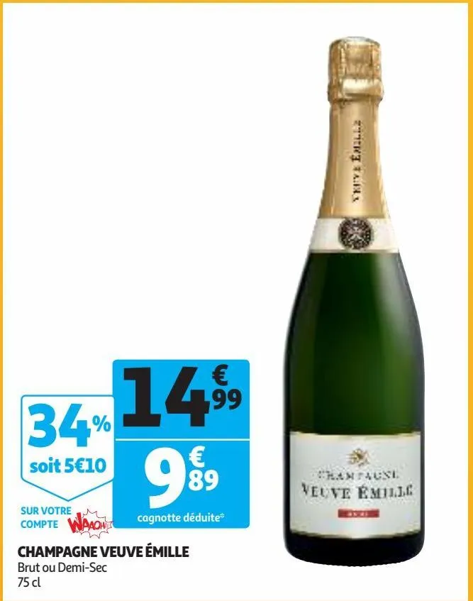 champagne veuve émille