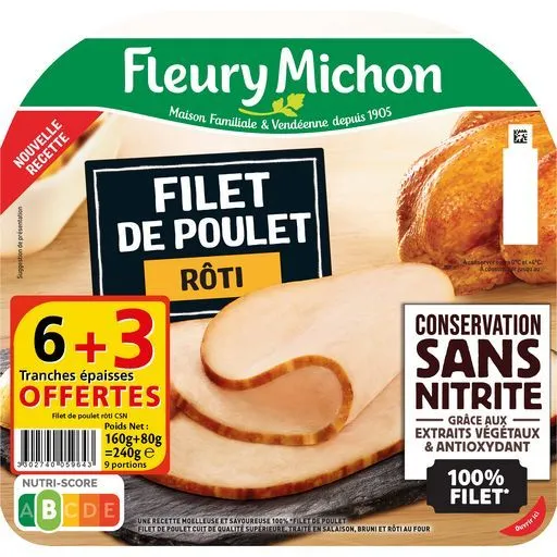 filet de poulet rôti fleury michon