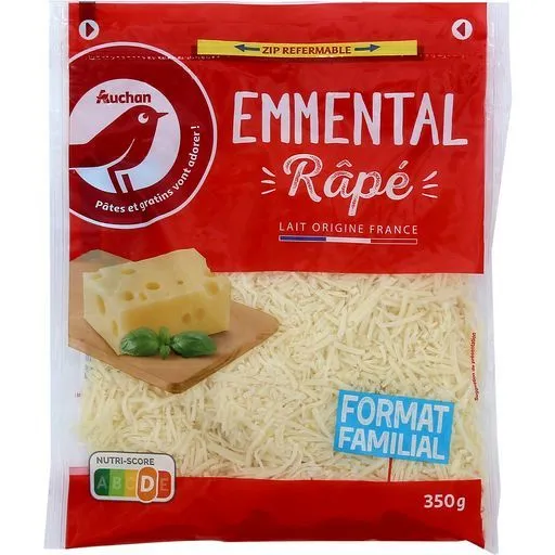 emmental râpé auchan