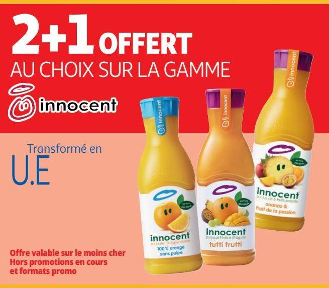 2+1 OFFERT AU CHOIX SUR LA GAMME