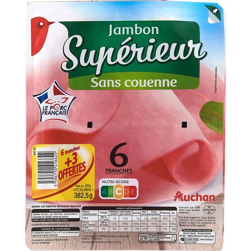 JAMBON SUPÉRIEUR AUCHAN