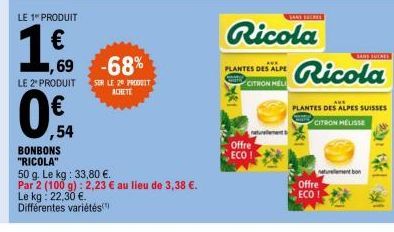 bonbons Ricola