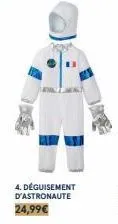 déguisement d'astronaute 