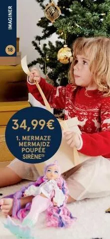 imaginer  34,99€  1. mermaze mermaidz poupée sirene™  