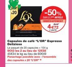 capsules de café 