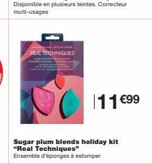 REAL TECHNIQUES  11 €99  Sugar plum blends holiday kit "Real Techniques" Ensemble d'éponges à estomper 