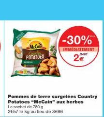 pommes de terre McCain