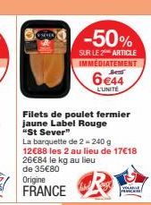 filets de poulet Label 5