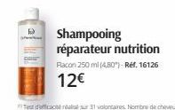 Shampooing réparateur nutrition  Racon 250 ml (4,80") - Ref. 16126  12€ 