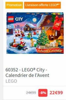 calendrier de l'Avent LEGO
