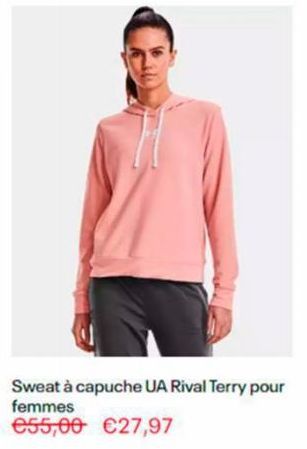 Sweat à capuche UA Rival Terry pour femmes €55,00 €27,97 