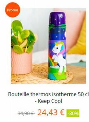 Promo  Bouteille thermos isotherme 50 cl - Keep Cool  34,90 € 24,43 € -30% 