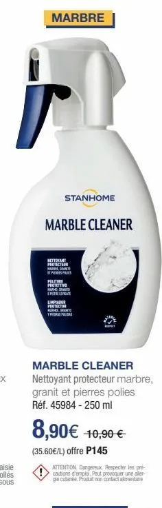 marbre  stanhome  marble cleaner  nettoyant protecteur mas, grante espres pulitors protettiv harmogranito previat  limpiador  protector  g  y piedras pobas  marble cleaner nettoyant protecteur marbre,