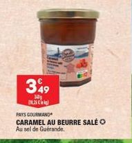 349  340  25 kg  PAYS GOURMAND  CARAMEL AU BEURRE SALÉ Au sel de Guérande. 