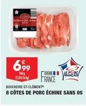 côtes de porc boucherie st-clément