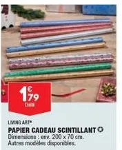 papier cadeau living art