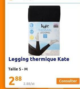 kąte  THERMAL LEGGING  Legging thermique Kate  Taille S - M 