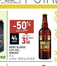 bière blonde 